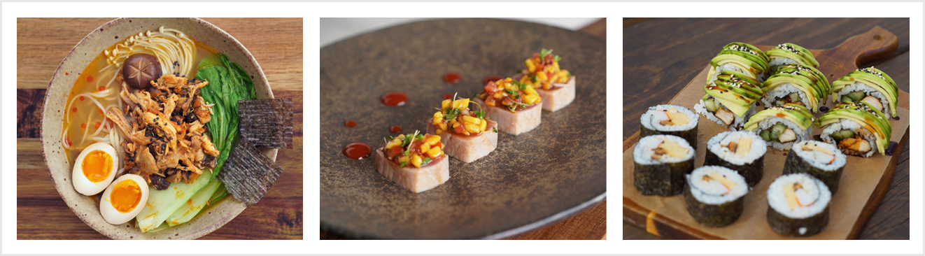 View menus of Asian cooking classes by Gosto Lagos